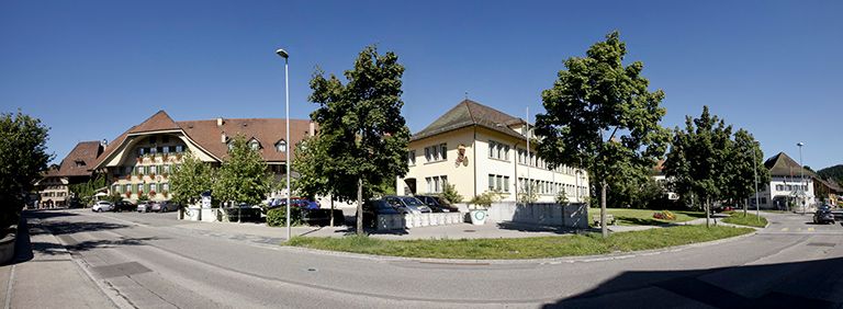 Impression aus Langnau im Emmental | Amtshaus und Restaurant/Hotel Hirschen