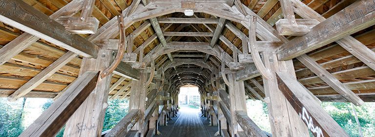 Impression aus Langnau im Emmental | Badibrück, Brücke beim Hallenbad
